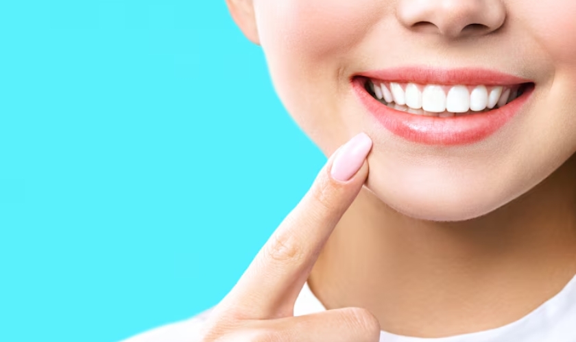 yellow teeth become white again after teeth whitening