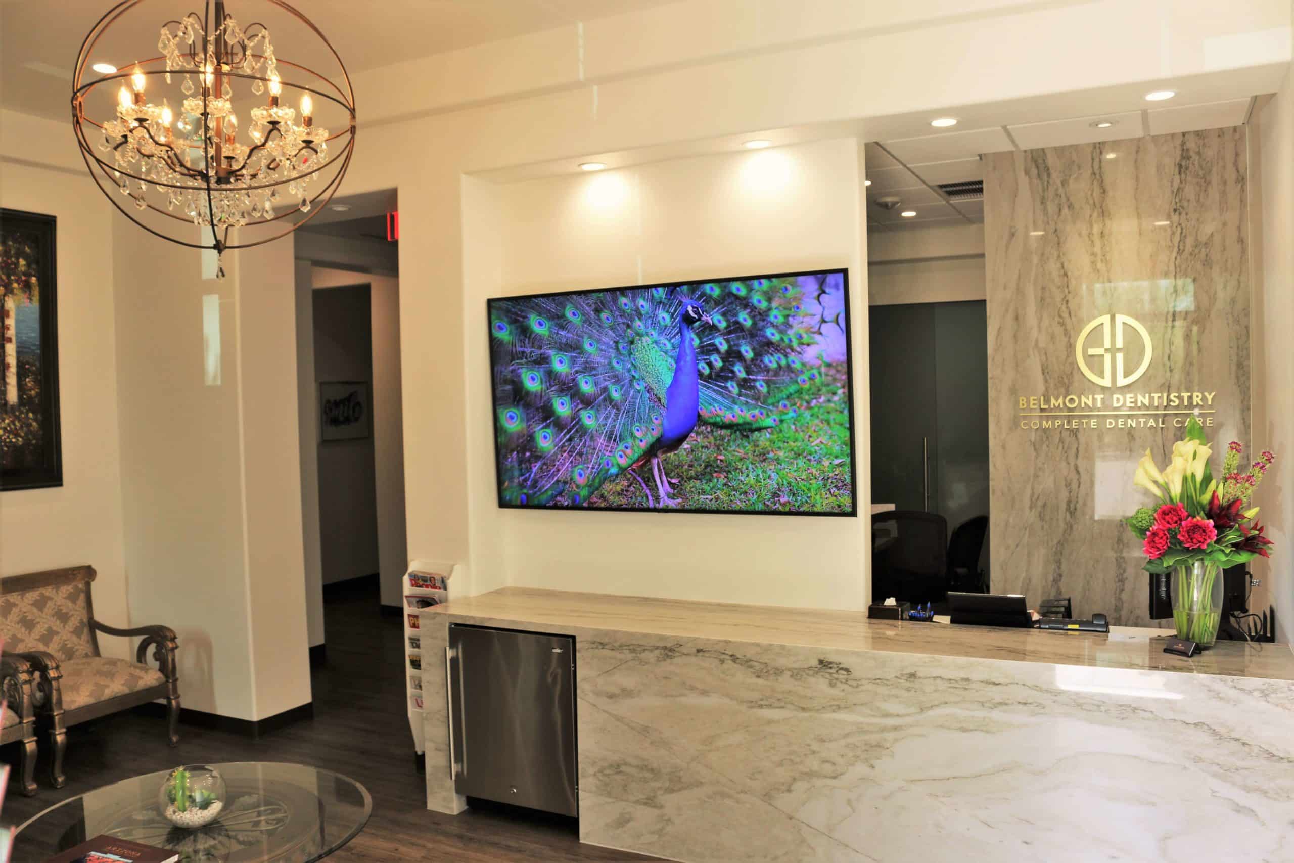 belmont dentistry scottsdale dental office reception