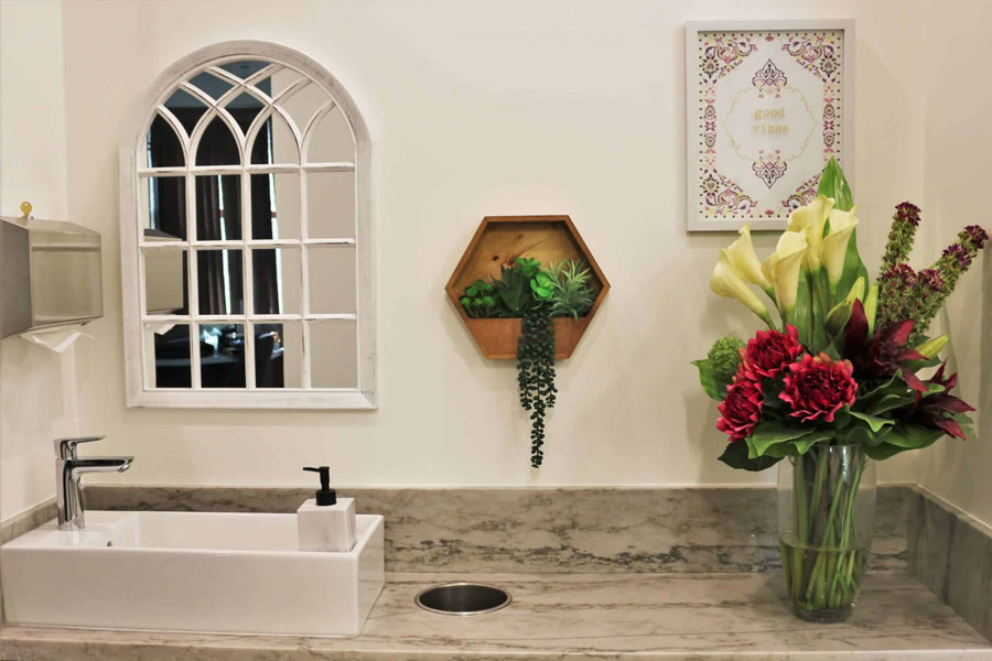 belmont dentistry scottsdale dental office washroom