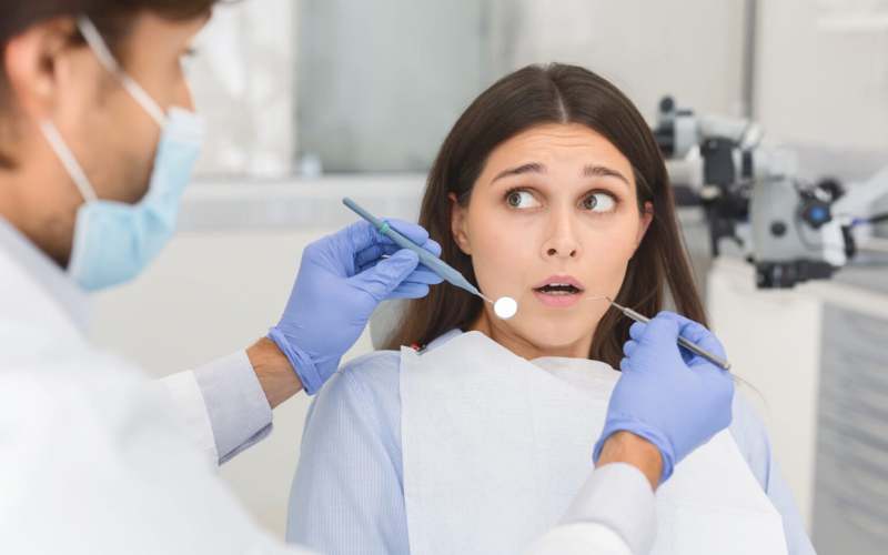 What causes dental anxiety